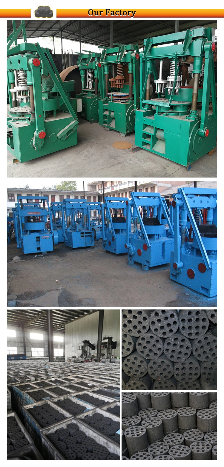 Manufacture Honeycomb Coal Charcoal Briquette Press Machine