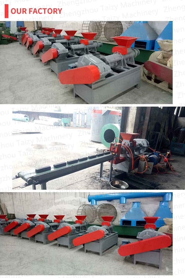 Small Coal Biomass Wood Press Briquette Machine