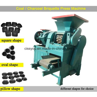 Máquina de prensar bolas de briquetes de quatro rolos em pó de carvão
